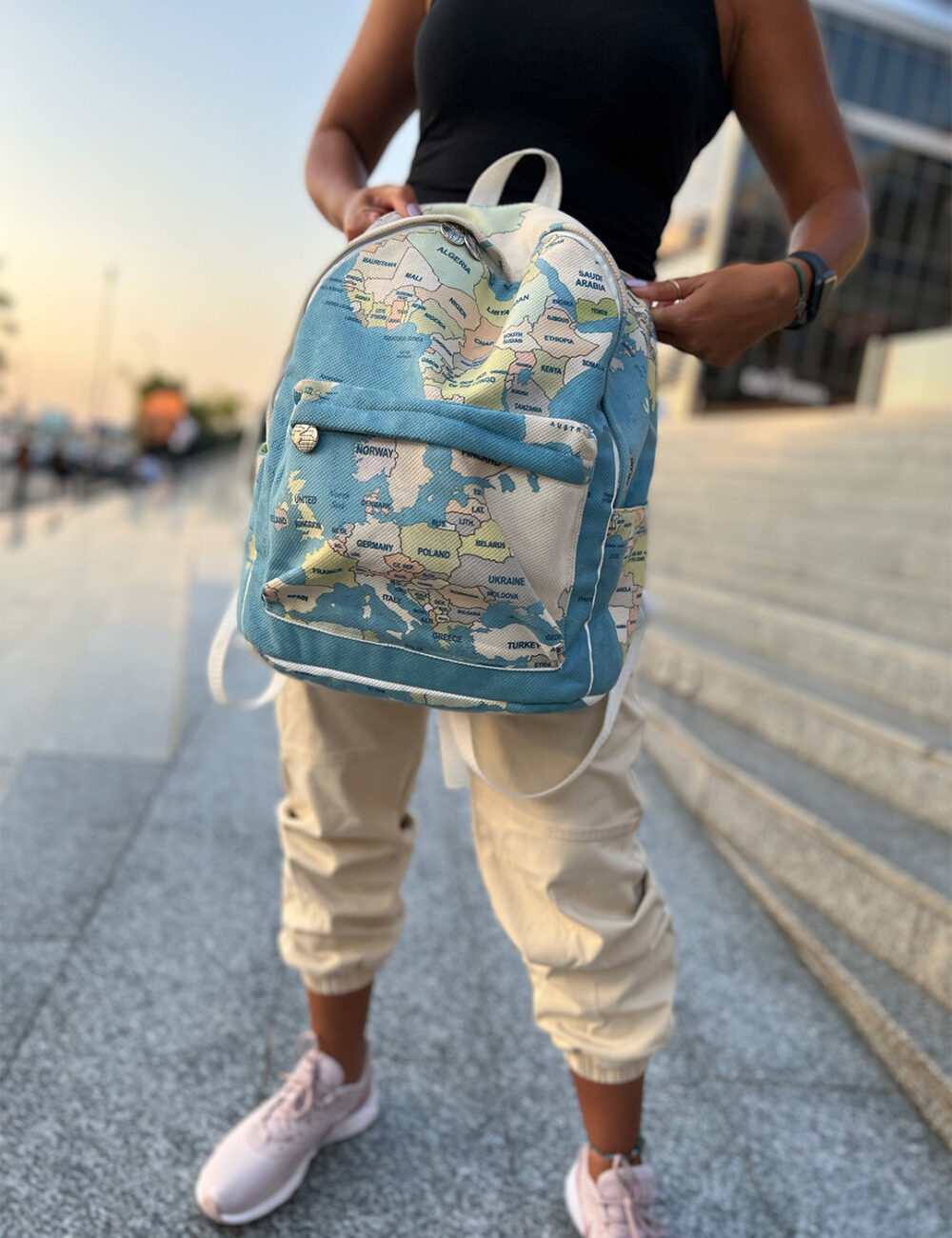 Wanderlust Backpack " in BLUE" - Image 2